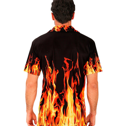 Widmann SRL Zomer partyshirt Flames