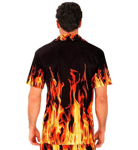Widmann SRL Zomer partyshirt Flames