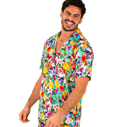 Widmann SRL Zomer partyshirt Skulls