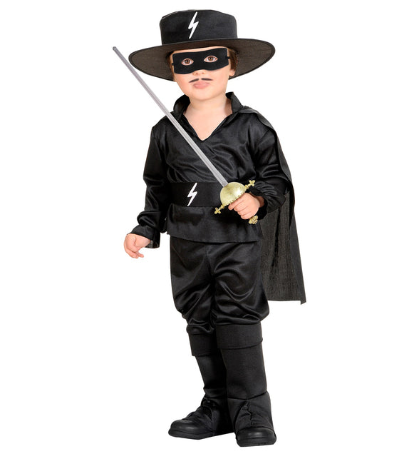 Widmann SRL Zorro kostuum bandiet baby