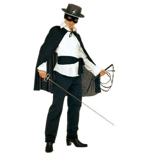 Widmann SRL Zorro verkleedset met cape hoed masker en riem