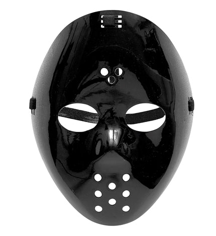 Widmann SRL Zwart Hockey masker voor Halloween