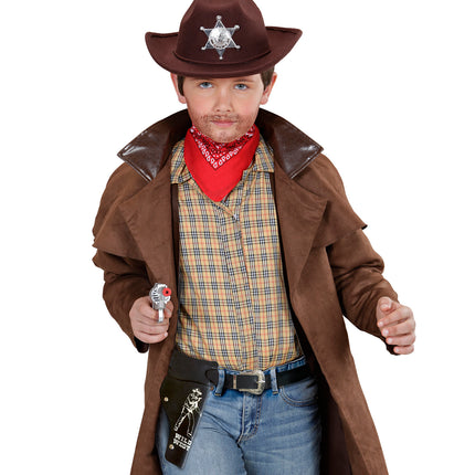 Widmann SRL Zwart holster cowboy kids