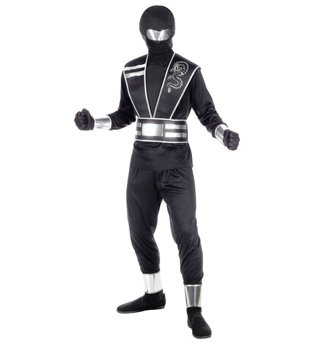 Widmann SRL Zwart ninja pak voor kinderen