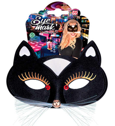 Widmann SRL Zwart oogmasker kat