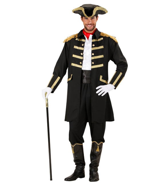 Widmann SRL Zwart piraten kostuum Gustaf heren