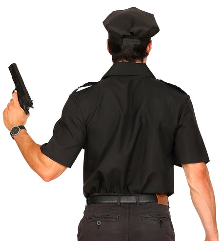 Widmann SRL Zwart politie agent shirt