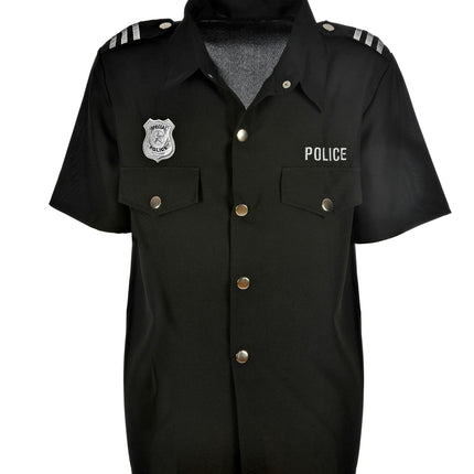 Widmann SRL Zwart politie agent shirt