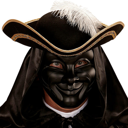 Widmann SRL Zwart Venetiaans masker