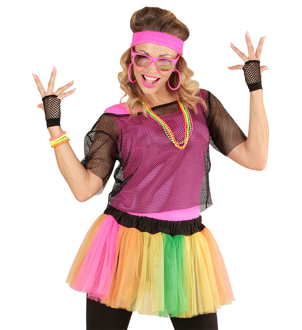 Widmann SRL Zwart visnet shirt voor party's