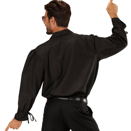 Widmann SRL Zwarte blouse met ruches