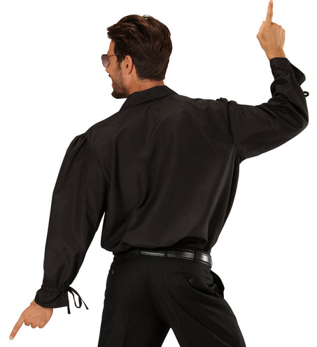 Widmann SRL Zwarte blouse met ruches