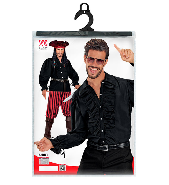 Widmann SRL Zwarte blouse met ruches