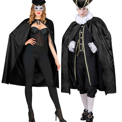 Widmann SRL Zwarte Cape 110Cm