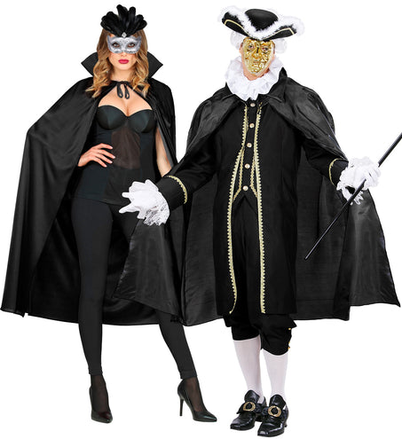 Widmann SRL Zwarte cape 130cm