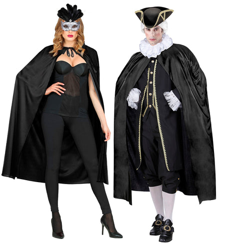 Widmann SRL Zwarte Cape 136Cm