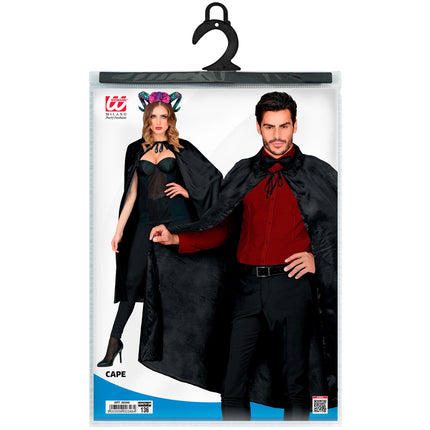 Widmann SRL Zwarte Cape 136Cm