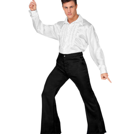 Widmann SRL Zwarte disco broek heren