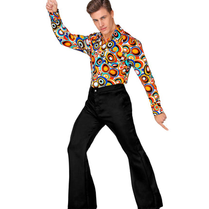 Widmann SRL Zwarte disco broek heren