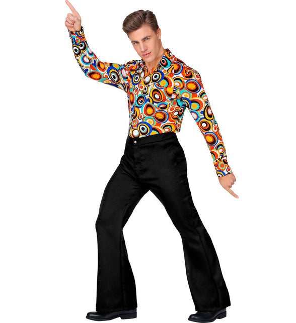 Widmann SRL Zwarte disco broek heren