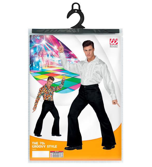 Widmann SRL Zwarte disco broek heren