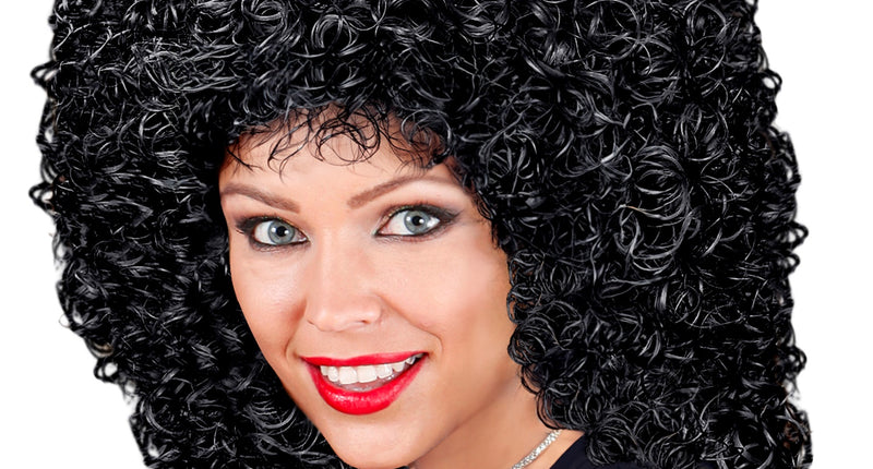 Widmann SRL Zwarte Gabrielle pruik