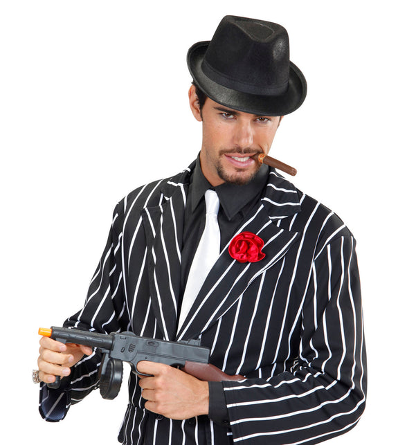 Widmann SRL Zwarte Gangster gleufhoed Armin