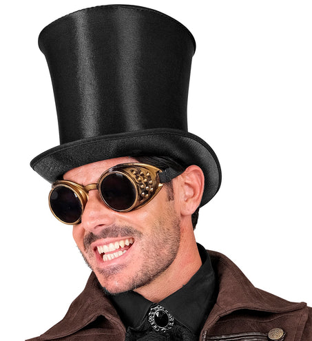 Widmann SRL Zwarte hoge hoed satijn