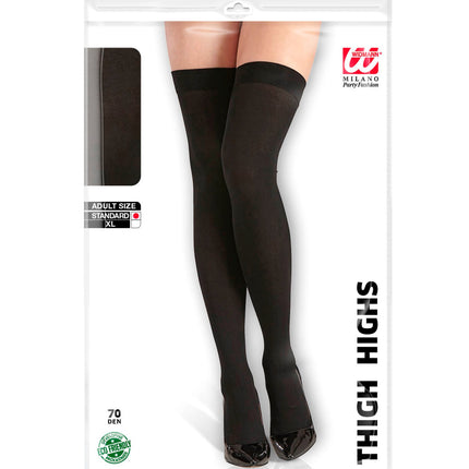 Widmann SRL Zwarte hoge kousen Eline