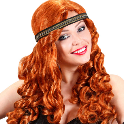 Widmann SRL Zwarte hoofdband cabaret