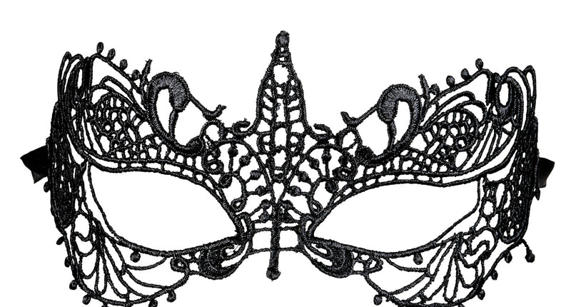 Widmann SRL Zwarte kanten oogmaskers