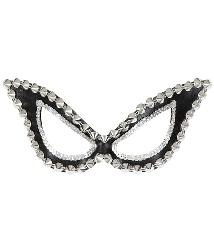 Widmann SRL Zwarte katachtige oogmaskers