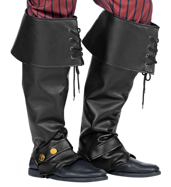 Widmann SRL Zwarte laarskappen middeleeuwen