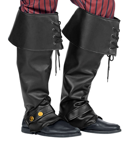 Widmann SRL Zwarte laarskappen middeleeuwen