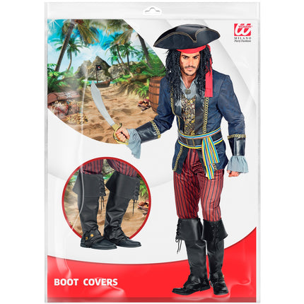 Widmann SRL Zwarte laarskappen middeleeuwen