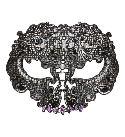 Widmann SRL Zwarte maskers met steentjes