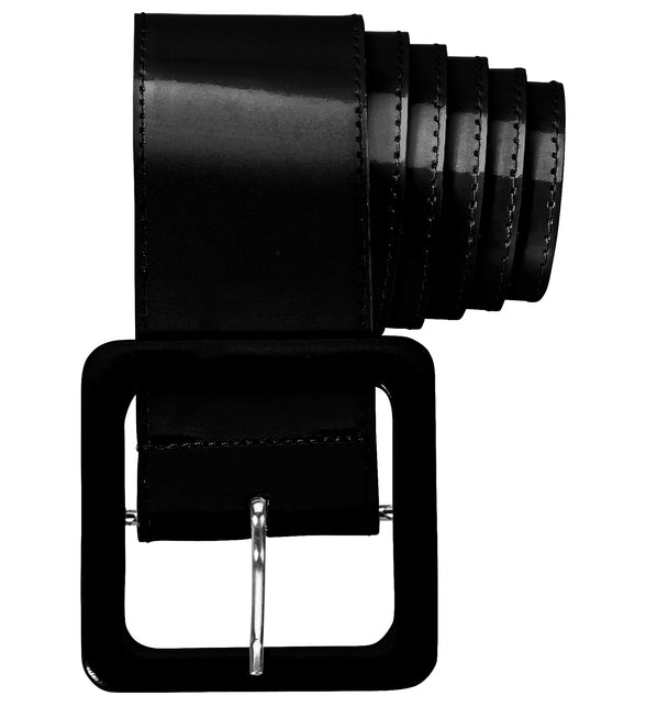 Widmann SRL Zwarte riem vinyl disco