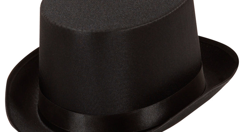 Widmann SRL Zwarte satijnen hoge hoed