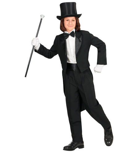 Widmann SRL Zwarte slipjas kostuum kind