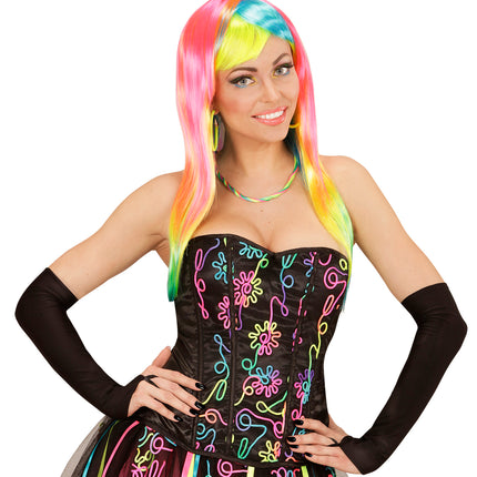 Widmann SRL Zwarte vingerloze handschoenen