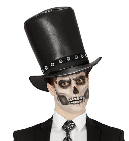 Widmann SRL Zwarte zombie hoge hoed