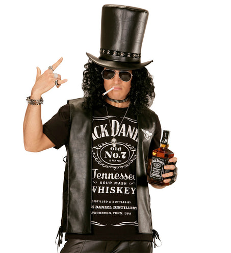 Widmann SRL Zwarte zombie hoge hoed