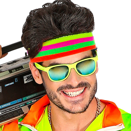 Widmann SRL Zweetband neon multikleur