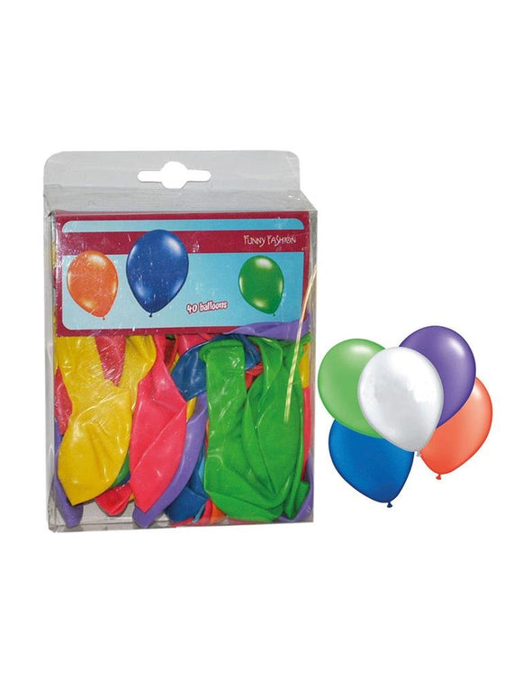 Gekleurde latex ballonnen 40st