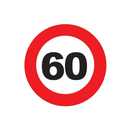 Onderzetters verkeersbord 60 jaar