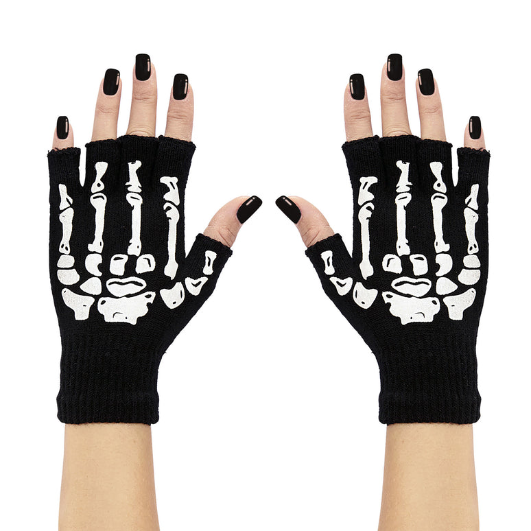 Vingerloze handschoen skelet