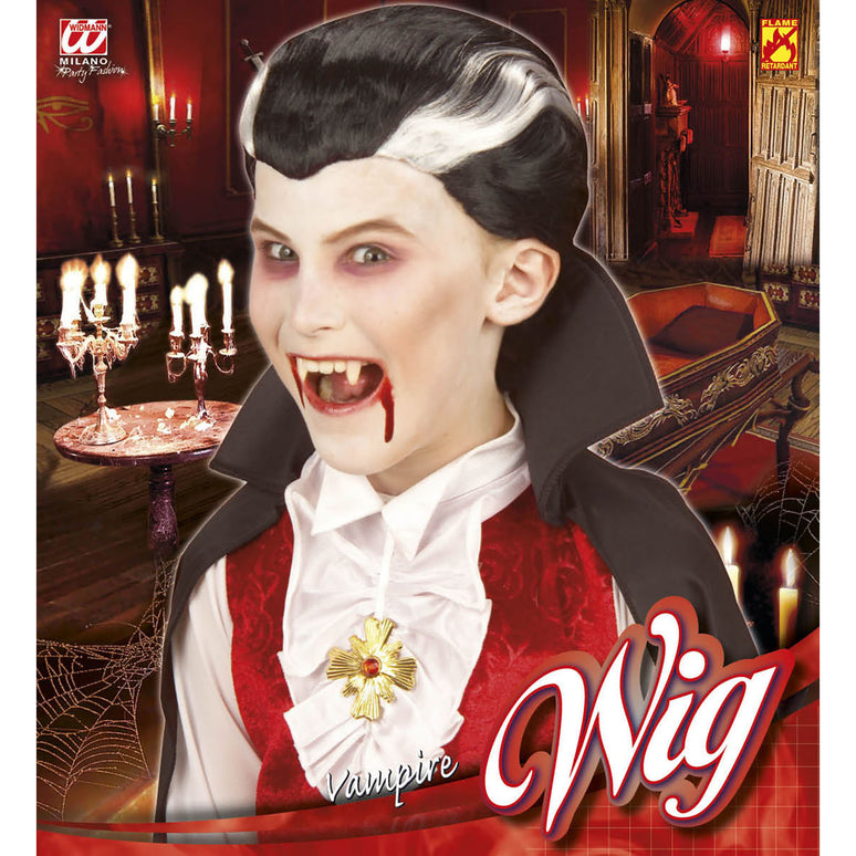 Vampier pruik kind Dracula