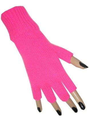 Roze Vingerloze handschoen