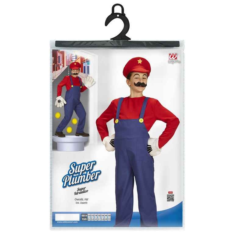 Mario de loodgieter tuinbroek voor kids