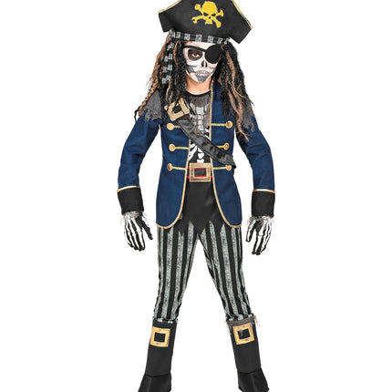 Skelet piraten pak kinderen